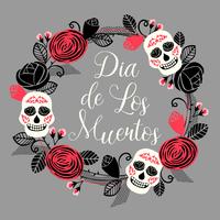 Dia de los muertos. Dia dos Mortos. Elemento de desenho vetorial. vetor