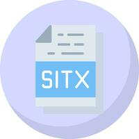 sitx Arquivo formato vetor ícone Projeto