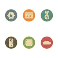 Conjunto de vetor SEO Search Engine Optimization Icons