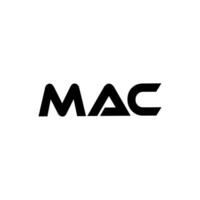 Mac carta logotipo projeto, inspiração para uma único identidade. moderno elegância e criativo Projeto. marca d'água seu sucesso com a impressionante isto logotipo. vetor