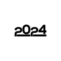 2024 logotipo vetor, criativo 2024 carta logotipo ícone modelo vetor