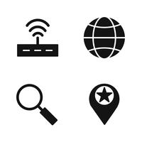 Conjunto de vetor SEO Search Engine Optimization Icons