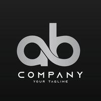 alfabeto logotipo ilustração logotipo vetor do carta ab
