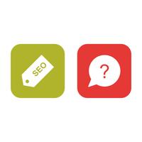 Conjunto de vetor SEO Search Engine Optimization Icons