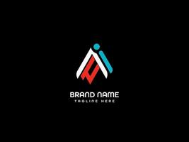 o negócio carta branding logotipo Projeto vetor