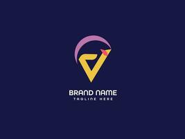 o negócio carta branding logotipo Projeto vetor