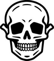 crânio - minimalista e plano logotipo - vetor ilustração