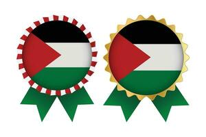 vetor medalha conjunto desenhos do Palestina modelo