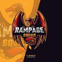 logotipo do Rampage Squad Esport vetor