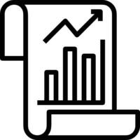 crescimento o negócio ícone símbolo vetor imagem. ilustração do a progresso esboço infográfico estratégia desenvolvimento Projeto imagem