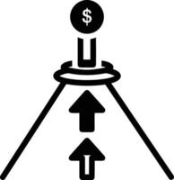 crescimento o negócio ícone símbolo vetor imagem. ilustração do a progresso esboço infográfico estratégia desenvolvimento Projeto imagem