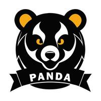 panda Urso vetor logotipo