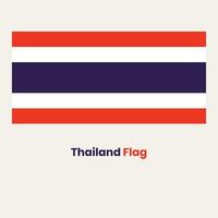a Tailândia bandeira vetor