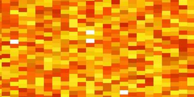 layout de vetor laranja claro com linhas, retângulos.