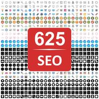 Conjunto de vetor SEO Search Engine Optimization Icons