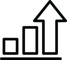 crescimento o negócio ícone símbolo vetor imagem. ilustração do a progresso esboço infográfico estratégia desenvolvimento Projeto imagem