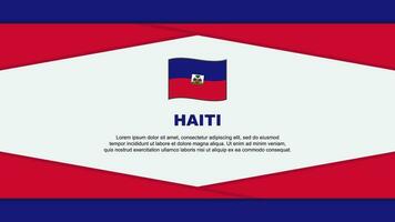 Haiti bandeira abstrato fundo Projeto modelo. Haiti independência dia bandeira desenho animado vetor ilustração. Haiti vetor