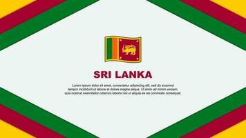 sri lanka bandeira abstrato fundo Projeto modelo. sri lanka independência dia bandeira desenho animado vetor ilustração. sri lanka ilustração