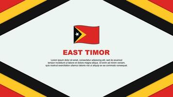 leste timor bandeira abstrato fundo Projeto modelo. leste timor independência dia bandeira desenho animado vetor ilustração. leste timor modelo