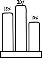 crescimento o negócio ícone símbolo vetor imagem. ilustração do a progresso esboço infográfico estratégia desenvolvimento Projeto imagem