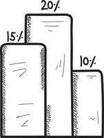 crescimento o negócio ícone símbolo vetor imagem. ilustração do a progresso esboço infográfico estratégia desenvolvimento Projeto imagem