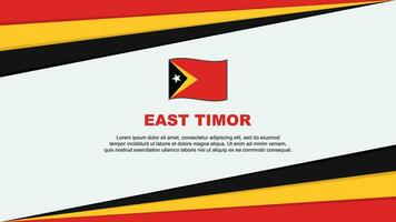 leste timor bandeira abstrato fundo Projeto modelo. leste timor independência dia bandeira desenho animado vetor ilustração. leste timor Projeto