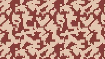 Fundo de camuflagem de pixel militar e militar vetor