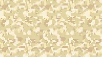 Fundo de camuflagem de pixel militar e militar vetor