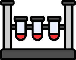 design de ícones vetoriais de tubos de ensaio vetor