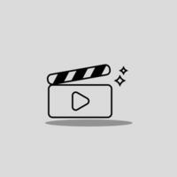 vídeo logotipo vetor