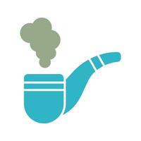 ícone de vetor de cachimbo de fumaça