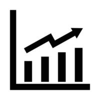 crescimento potencial vetor glifo ícone para pessoal e comercial usar.