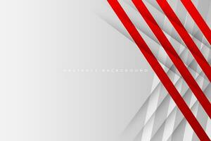 design de fundo abstrato moderno branco vermelho vetor