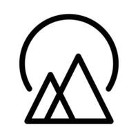 simples montanha logotipo Projeto adequado para ao ar livre comunidade, montanha, ou ao ar livre moda logotipo vetor