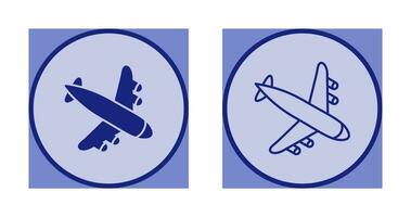 pousando ícone de vetor de avião