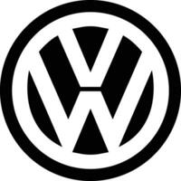 Volkswagen logotipo ícone carro marca placa símbolo famoso rótulo identidade estilo topo automotivo indústria líder arte Projeto vetor. Preto automóvel emblema placa vetor