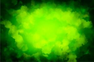 tóxico verde fumaça, Sombrio fundo. realista verde mau cheiro, Magia névoa nuvem, químico tóxico gás vetor