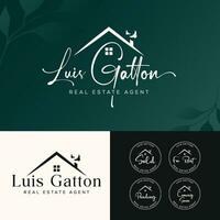 luxo cursivo caligrafia assinatura e fotografia logotipo vetor