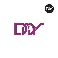 carta dmy monograma logotipo Projeto vetor