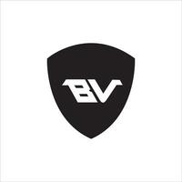 vb bv logotipo Projeto vetor modelo