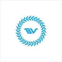 vb bv logotipo Projeto vetor modelo