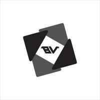 vb bv logotipo Projeto vetor modelo