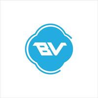 vb bv logotipo Projeto vetor modelo