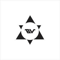 vb bv logotipo Projeto vetor modelo