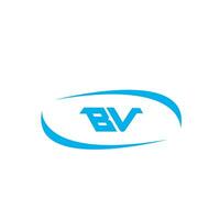 vb bv logotipo Projeto vetor modelo