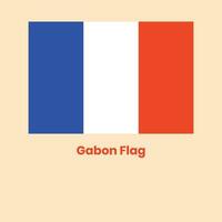 a Gabão bandeira vetor