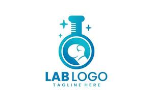 plano moderno simples laboratório logotipo modelo ícone símbolo vetor Projeto ilustração