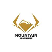 montain logotipo projeto, vetor ilustração conceito