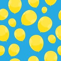 cor brilhante balões seamles padrão fundo ilustração vetorial eps10 vetor