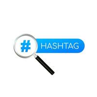 hashtag, comunicação placa. abstrato ilustração para seu Projeto em branco fundo. vetor estoque ilustração.